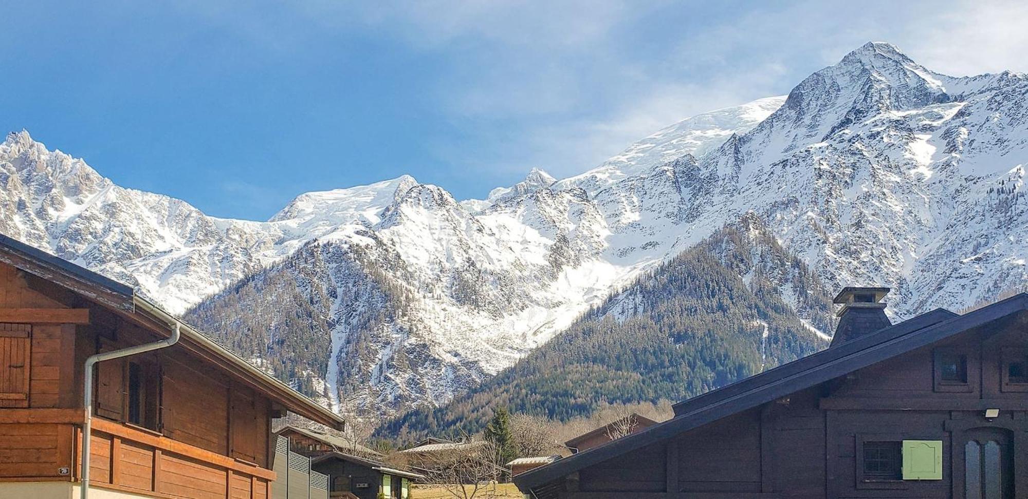La Griaz - Chaleureux Et Cosy -Vue Sur Les Montagnes - Grand Balcon Lägenhet Les Houches Exteriör bild