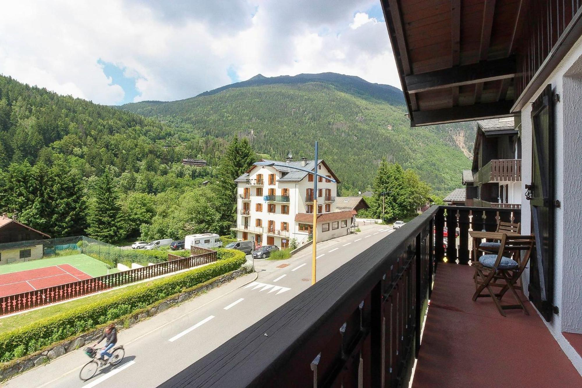 La Griaz - Chaleureux Et Cosy -Vue Sur Les Montagnes - Grand Balcon Lägenhet Les Houches Exteriör bild