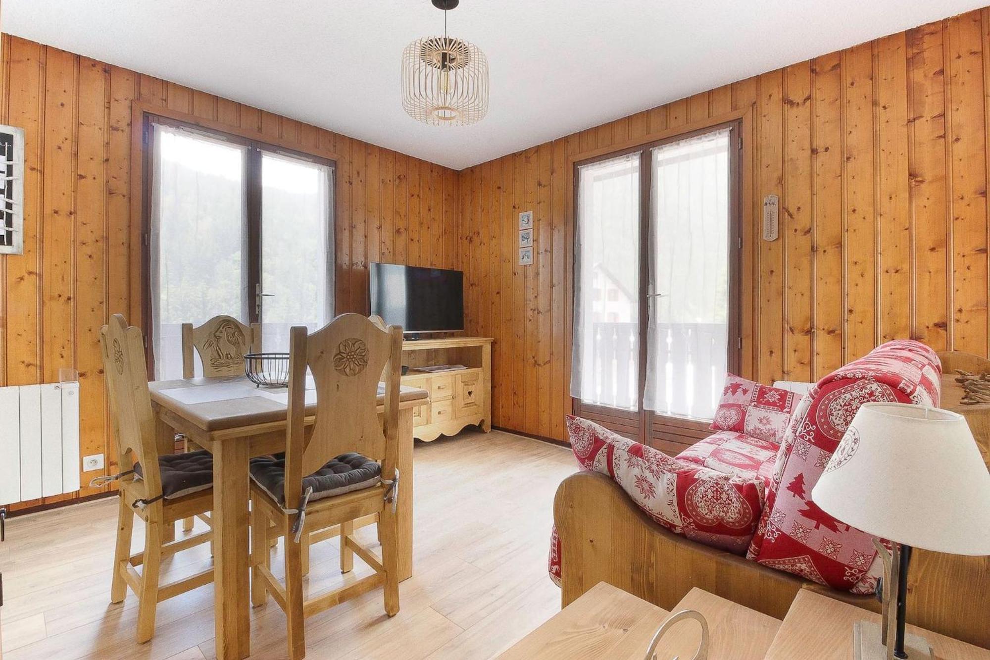 La Griaz - Chaleureux Et Cosy -Vue Sur Les Montagnes - Grand Balcon Lägenhet Les Houches Exteriör bild